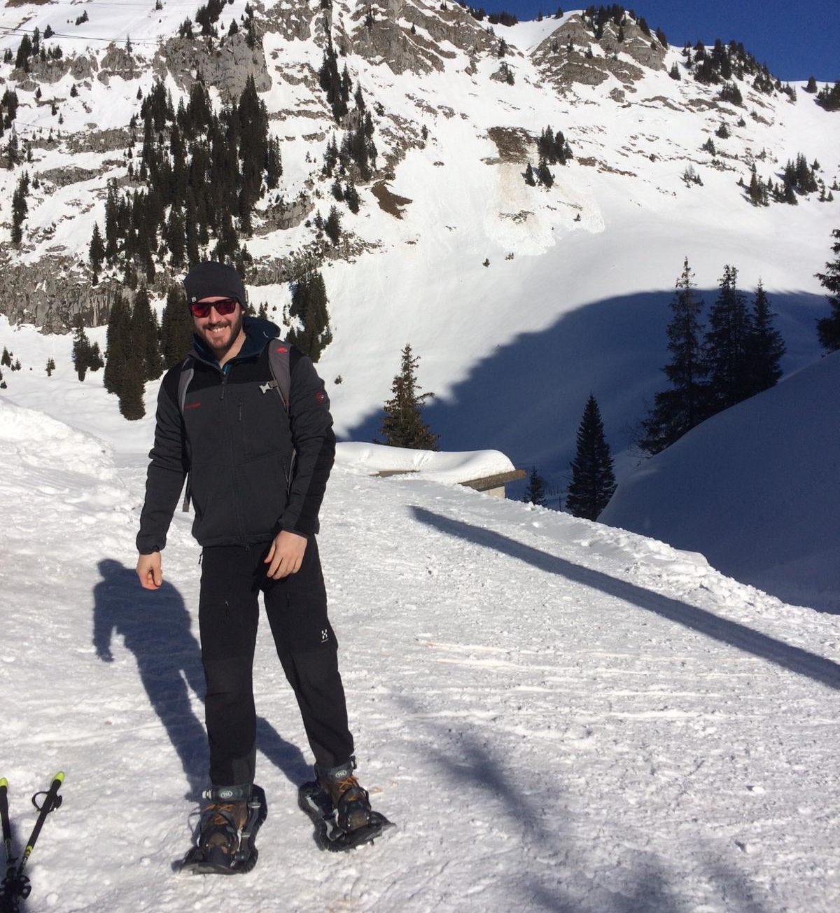 snowshoe hiking snowshoe hiking