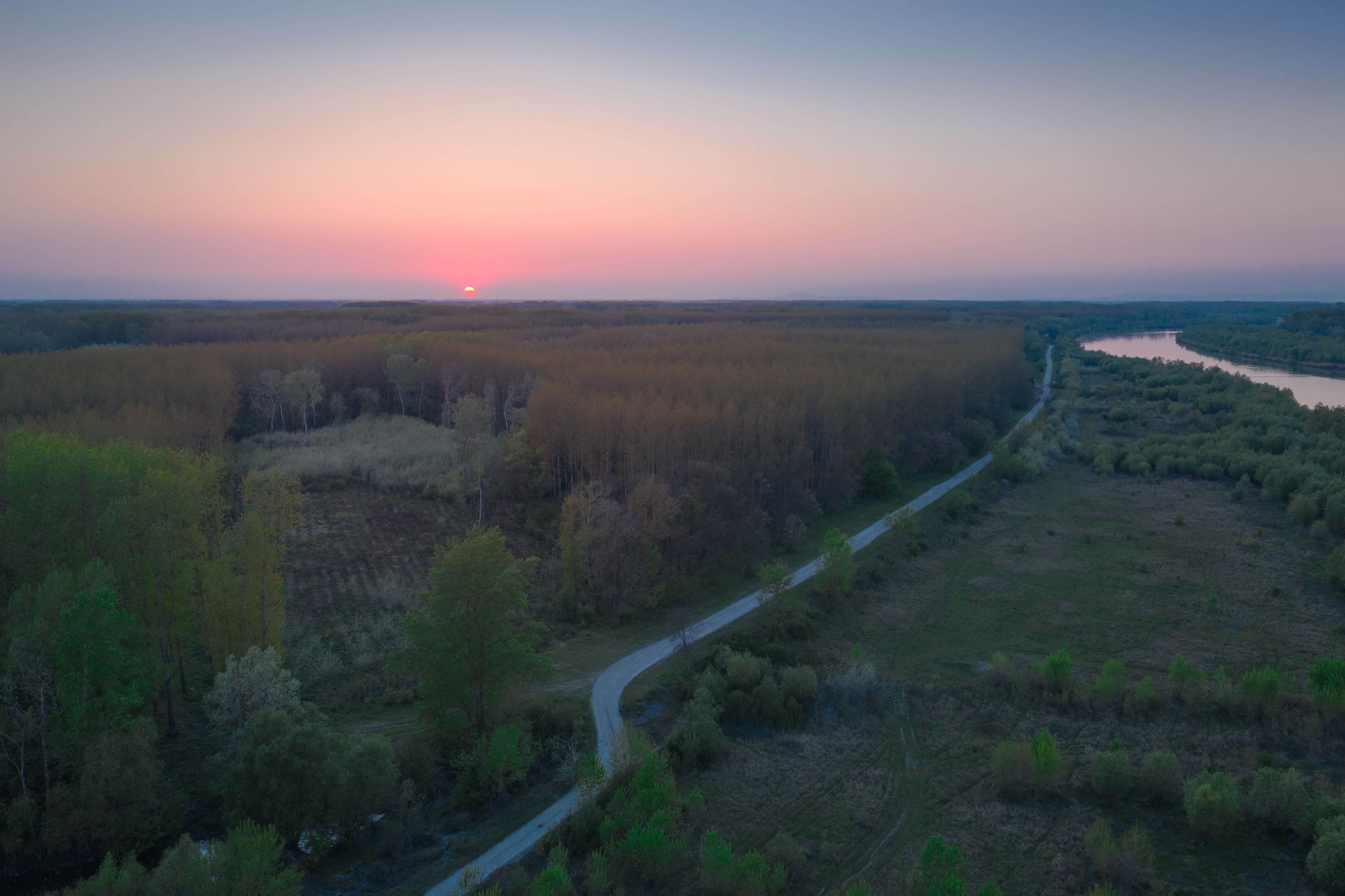 danube sunset slovakia danube sunset slovakia