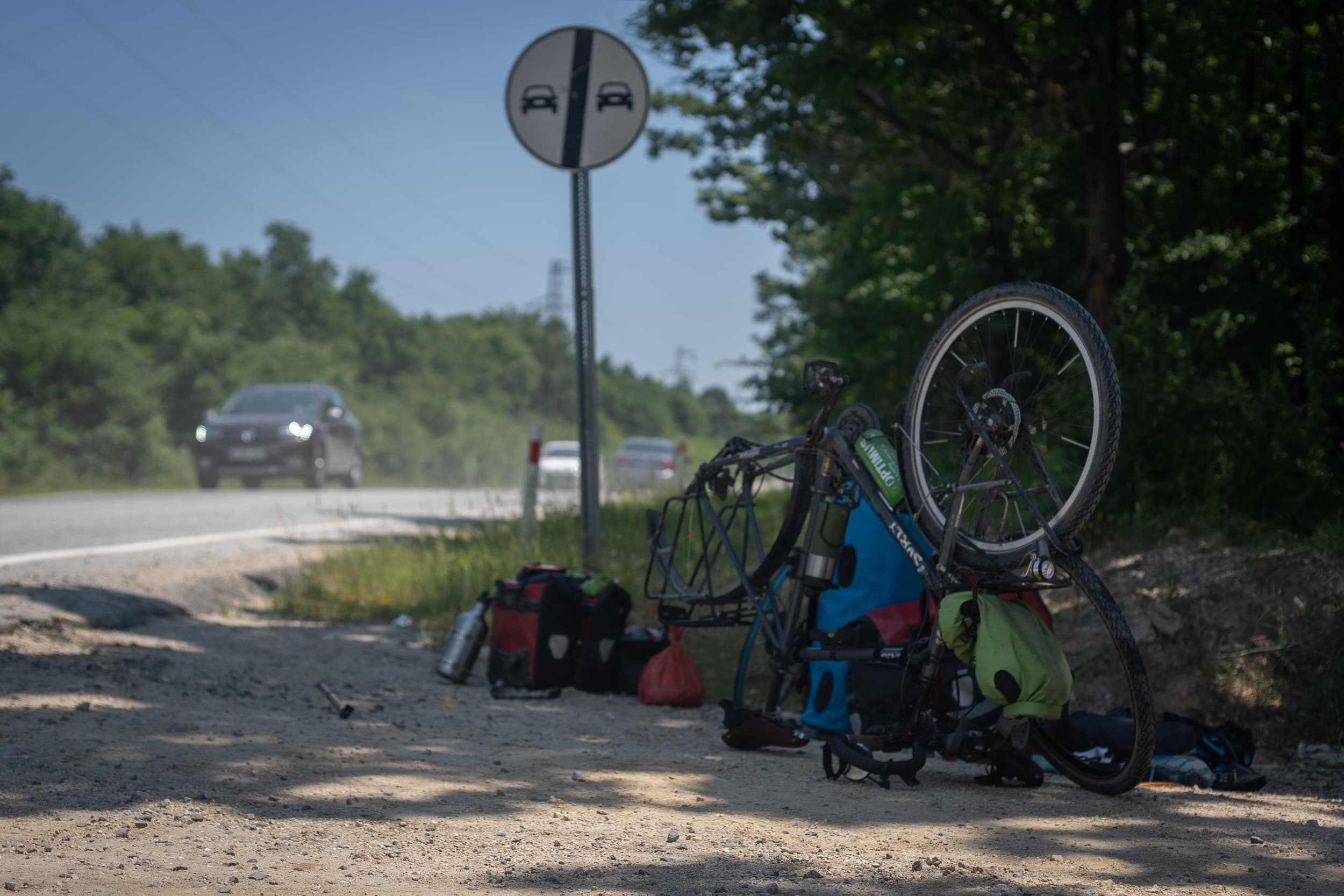 bicycle touring turkey first flat bicycle touring turkey first flat