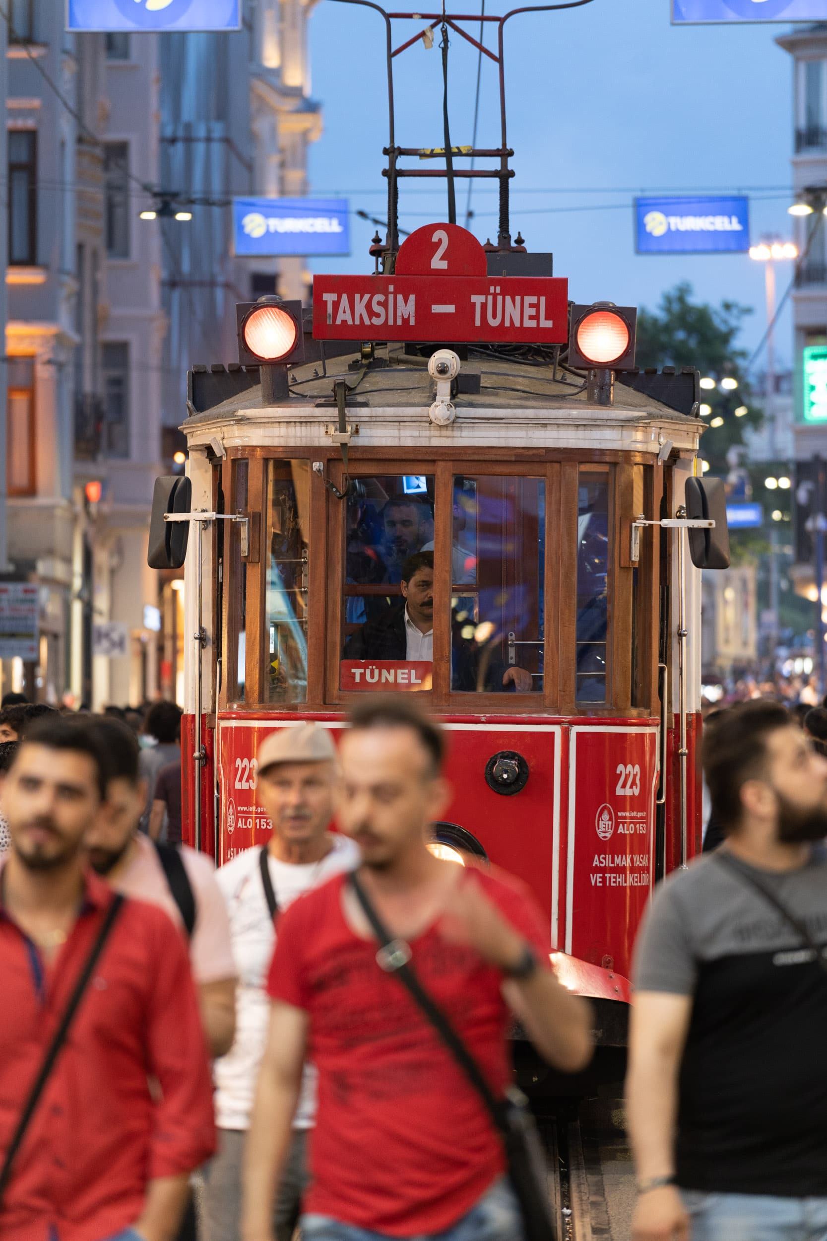 red tram Istanbul red tram Istanbul