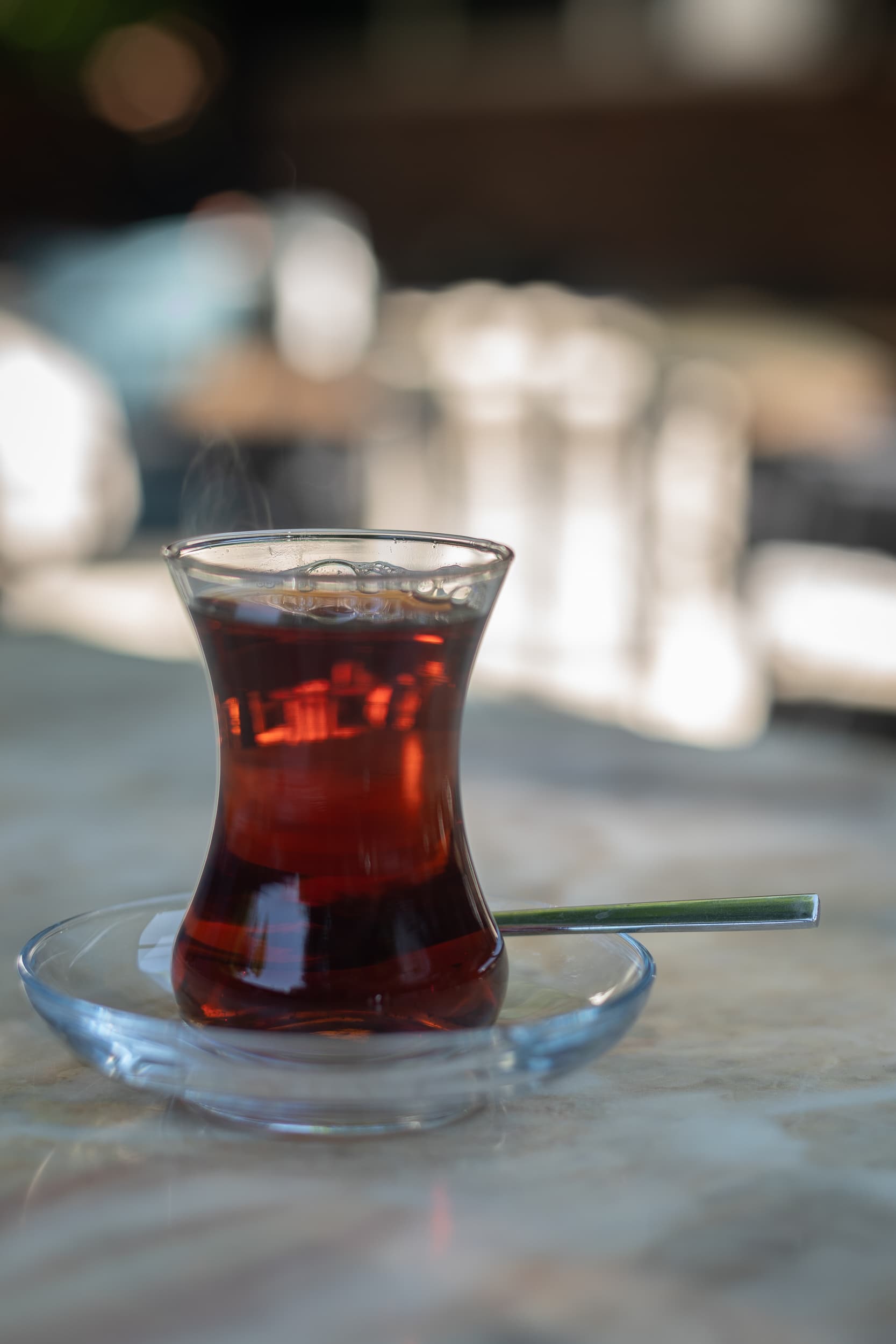 a glass of turkish tea a glass of turkish tea