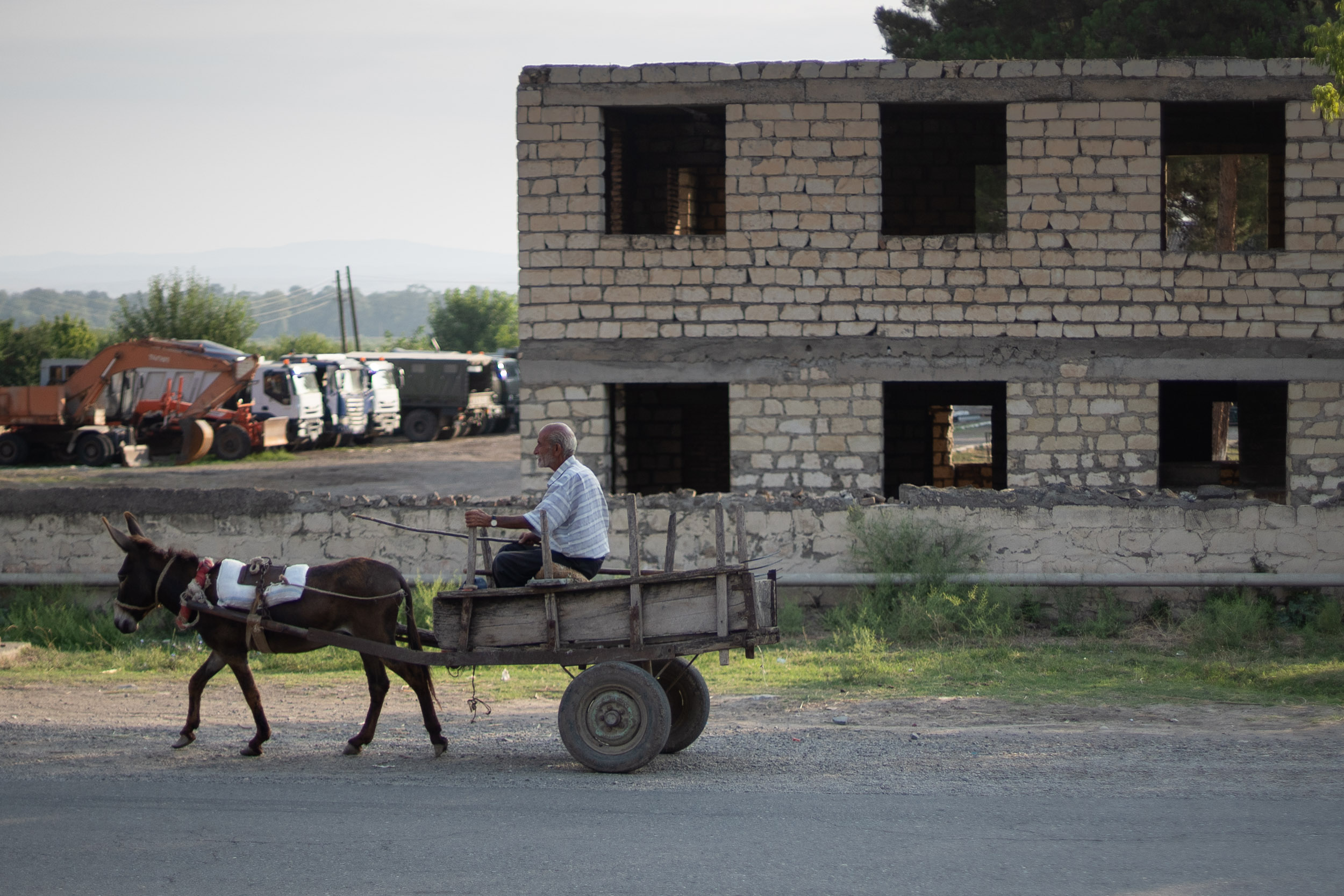 Azerbajian horse drawn cart Azerbajian horse drawn cart