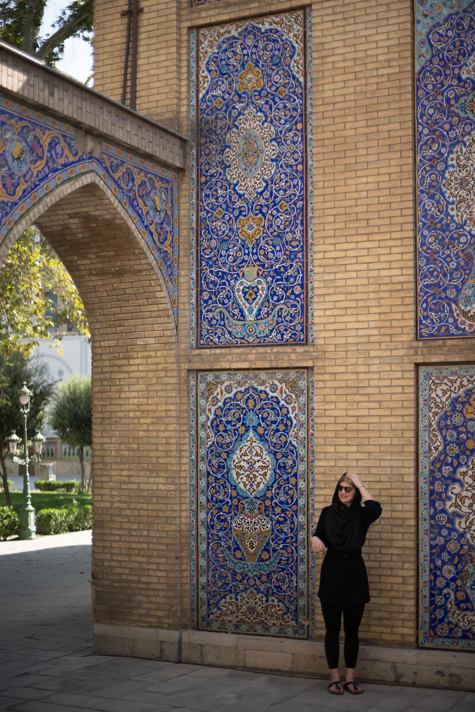 Irina at Golestan Palace Irina at Golestan Palace
