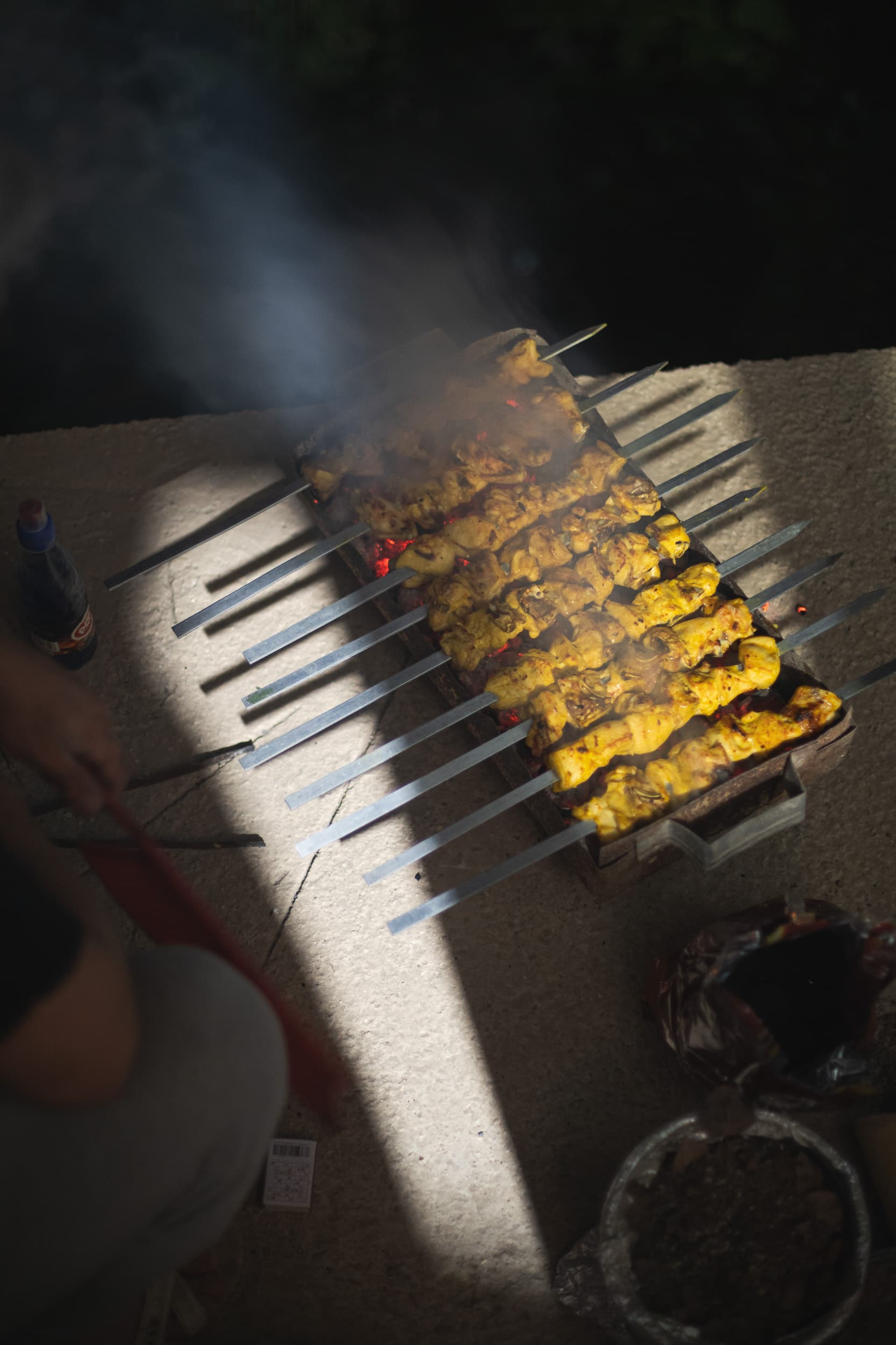 grilled iranian kebabs
