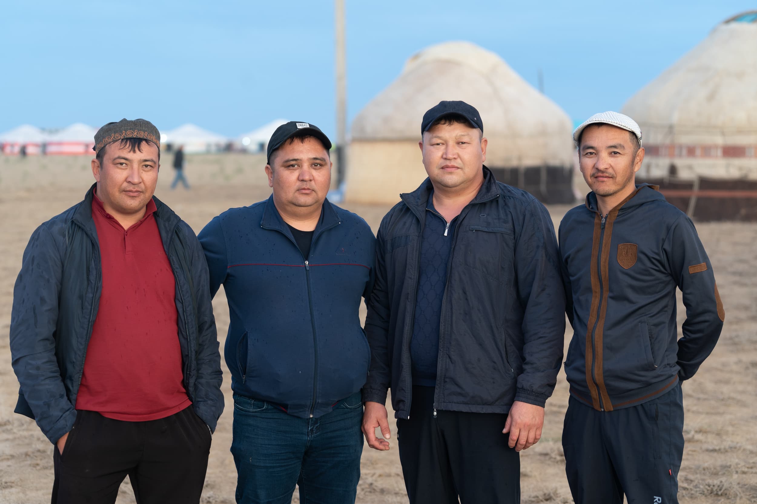Kazakh men portrait Kazakh men portrait