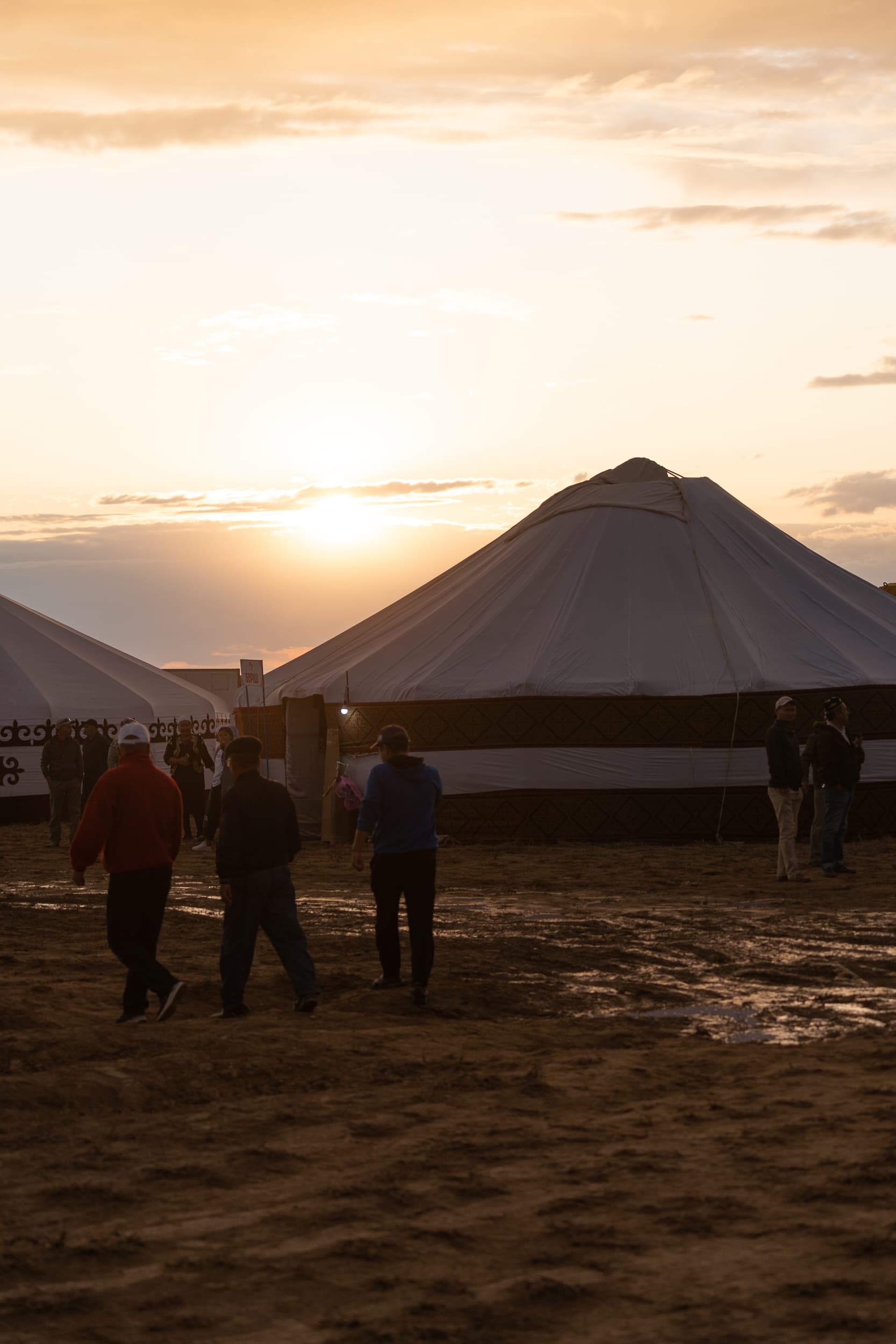 yurt at Sunset yurt at Sunset