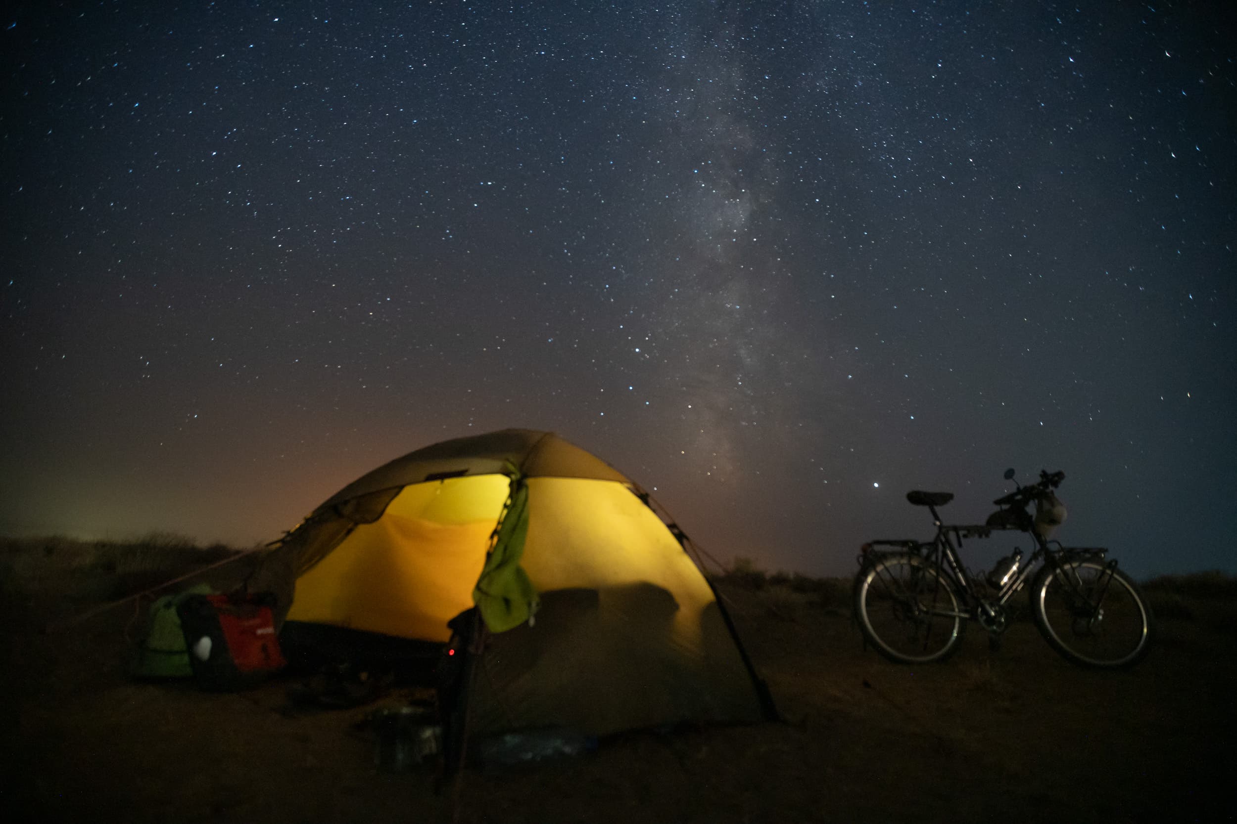 a night under the stars in Uzbekistan