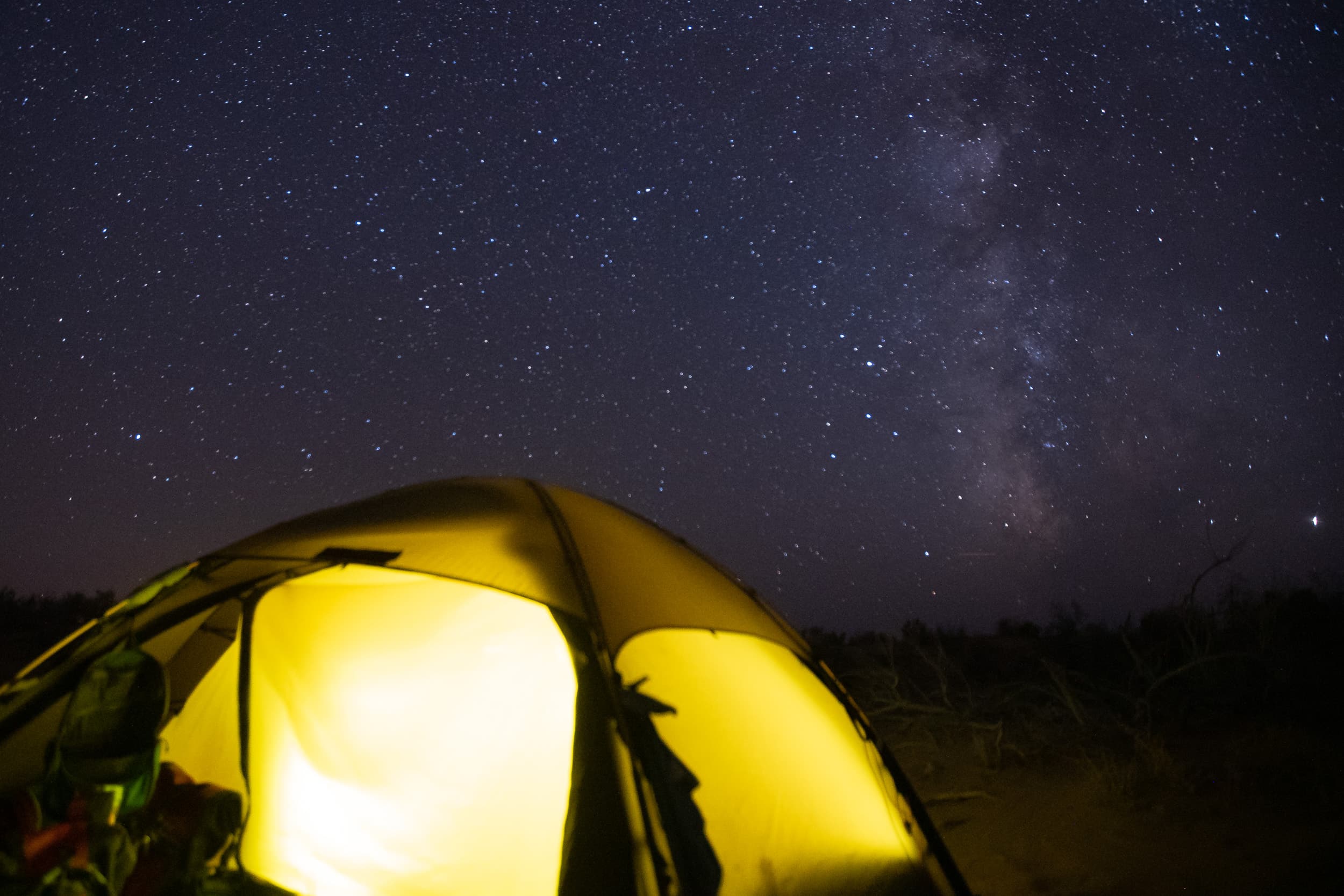 camping under the stars Uzbekistan