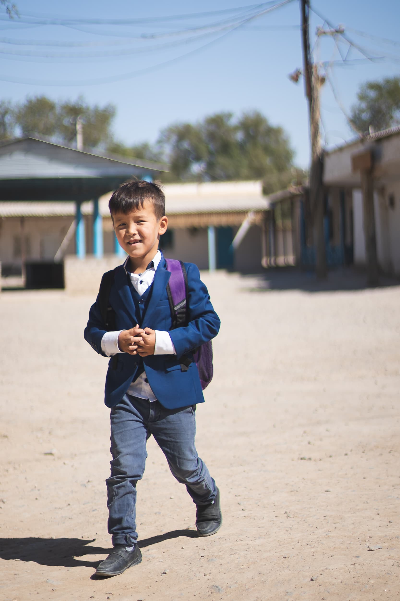 School boy Uzbekistan