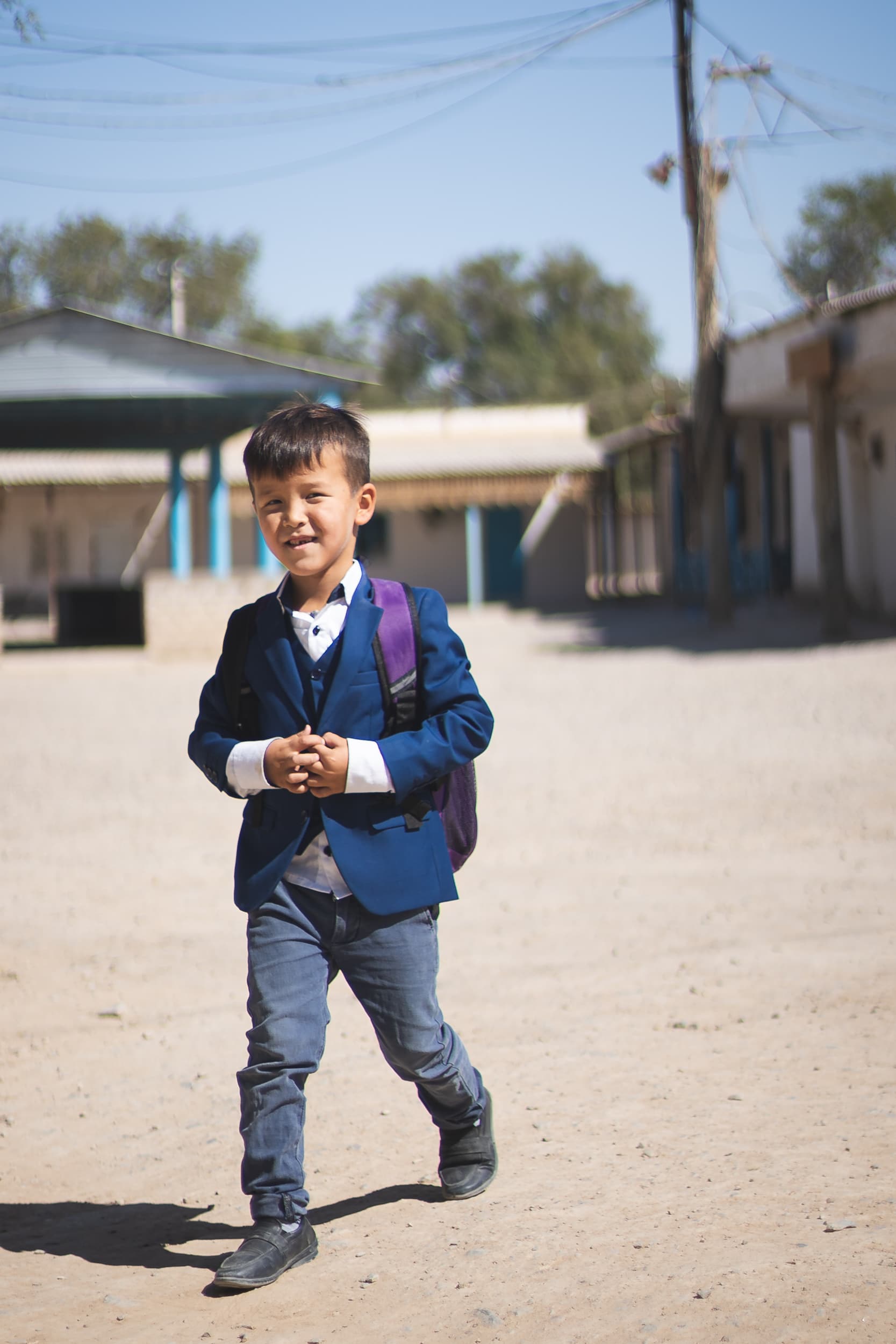 School boy Uzbekistan School boy Uzbekistan