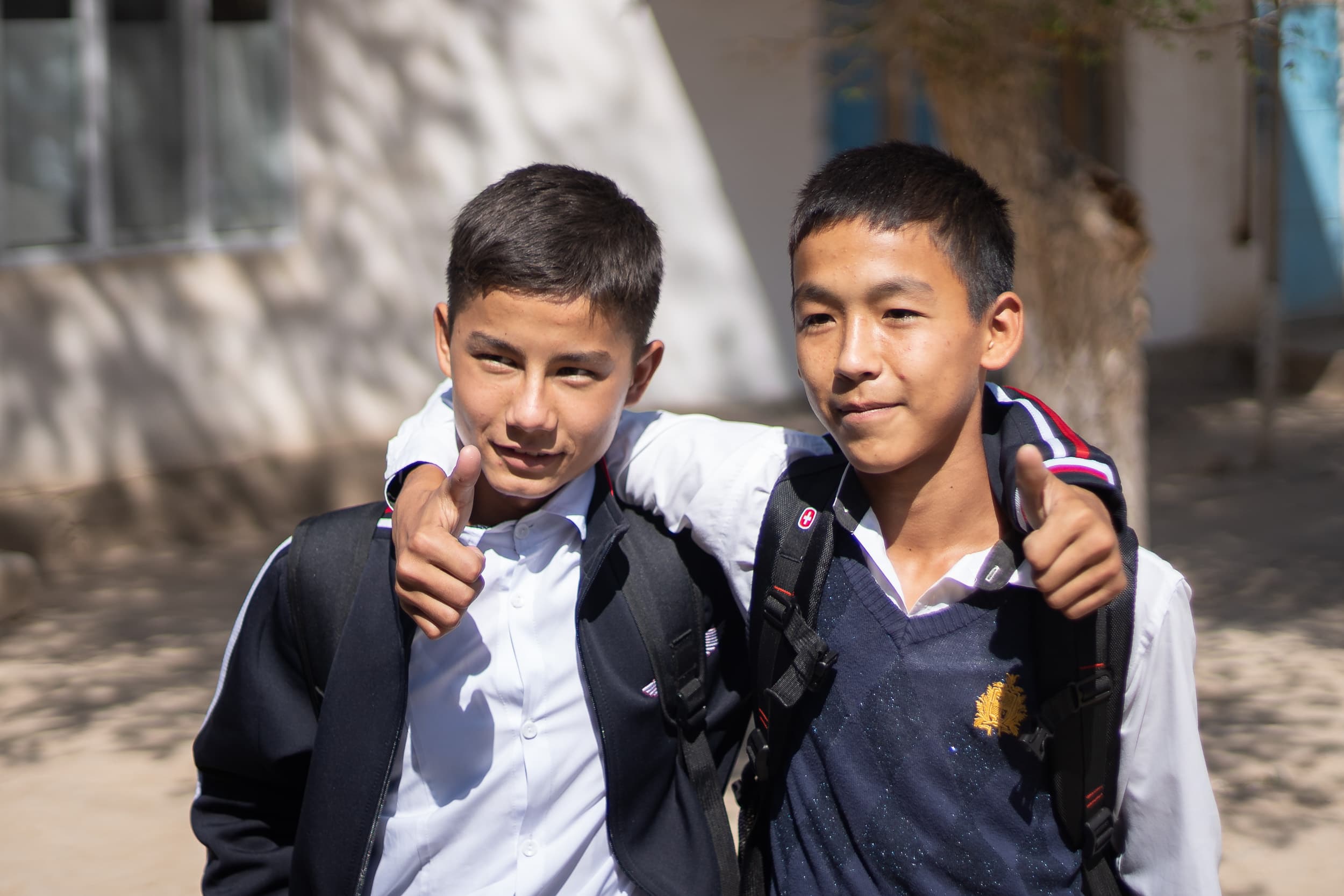 School boys Uzbekistan School boys Uzbekistan