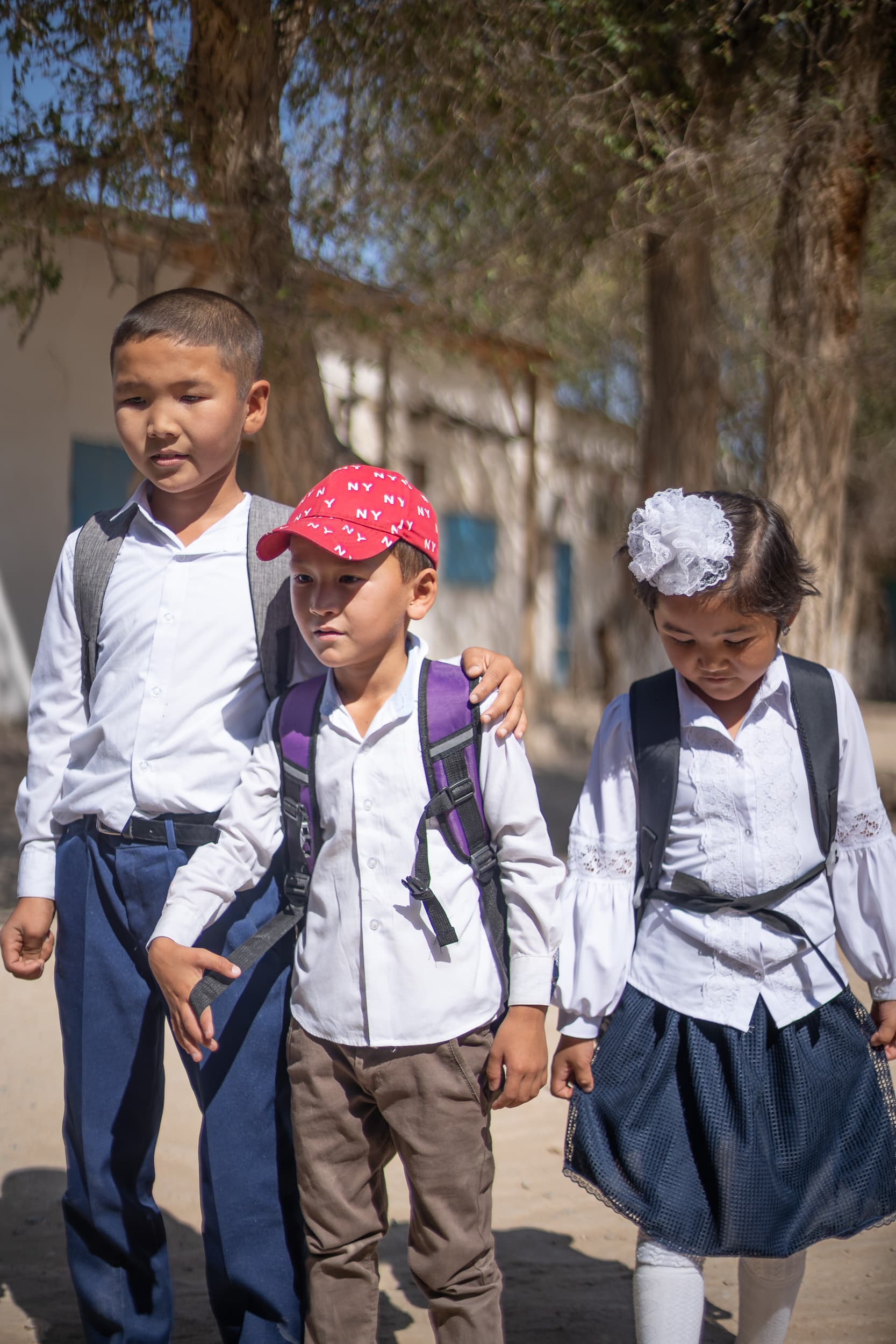 School kids in Uzbekistan School kids in Uzbekistan