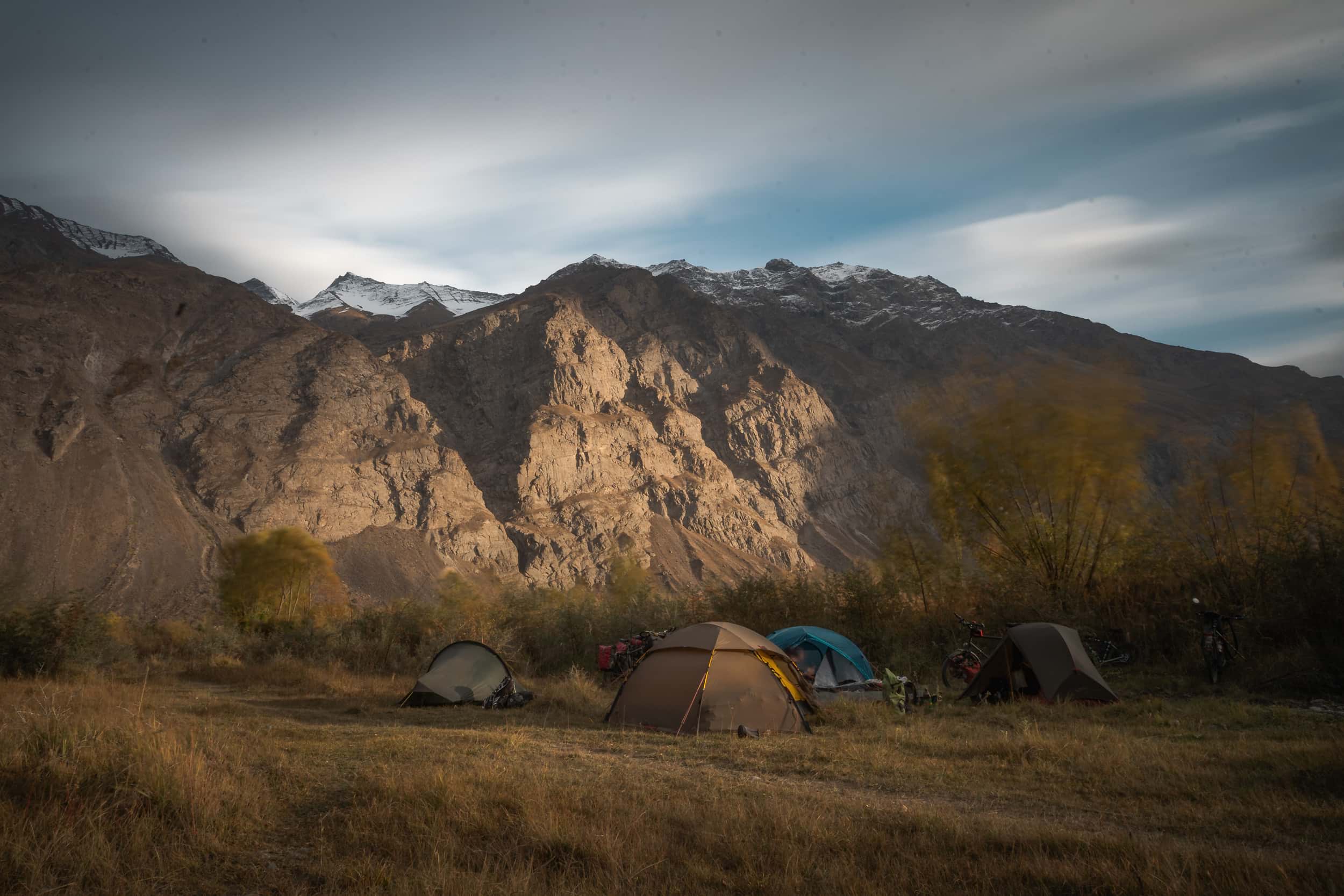 Pamir Highway campsite Bartang Valley