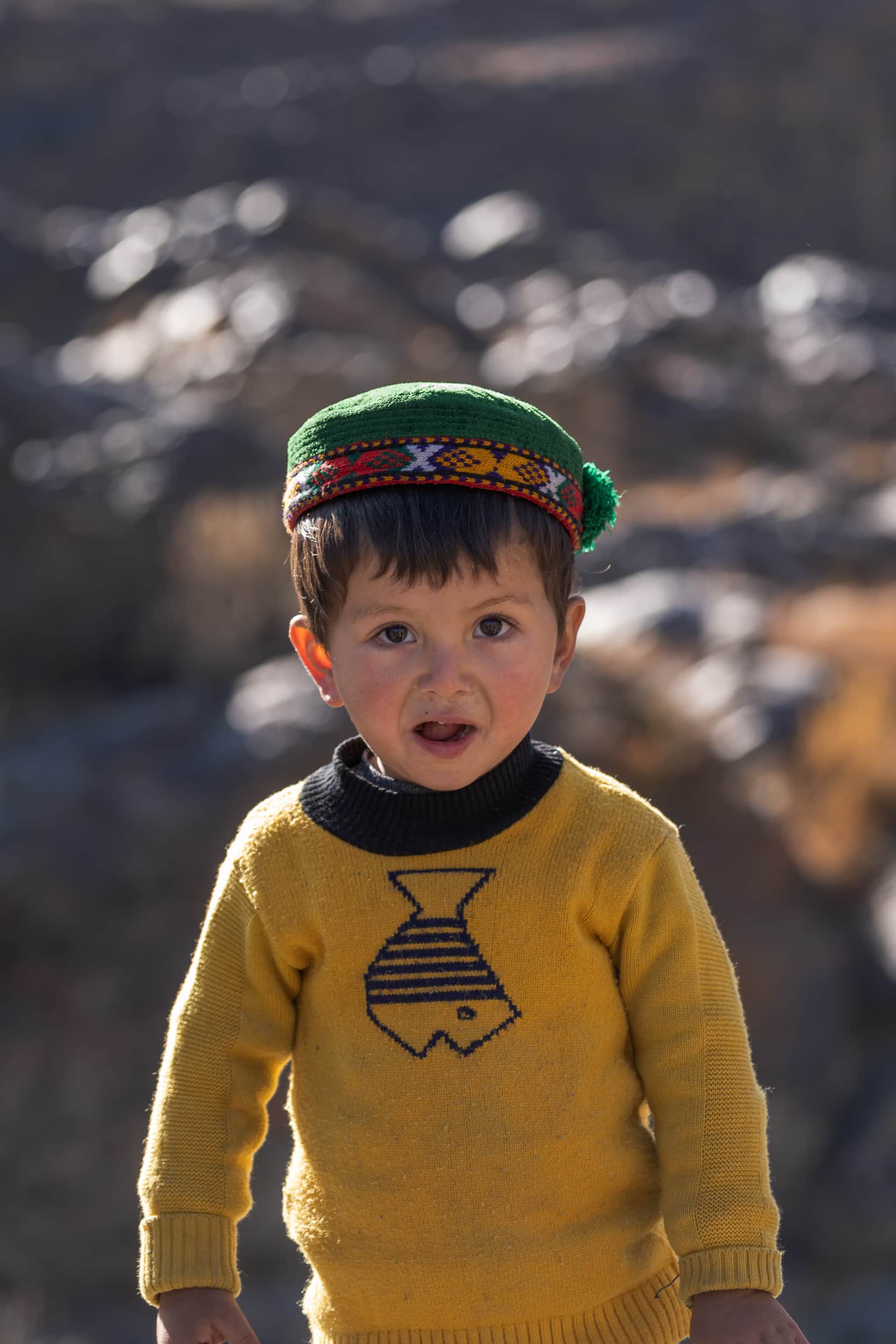 Tadjik boy at the Bartang Valley Tadjik boy at the Bartang Valley