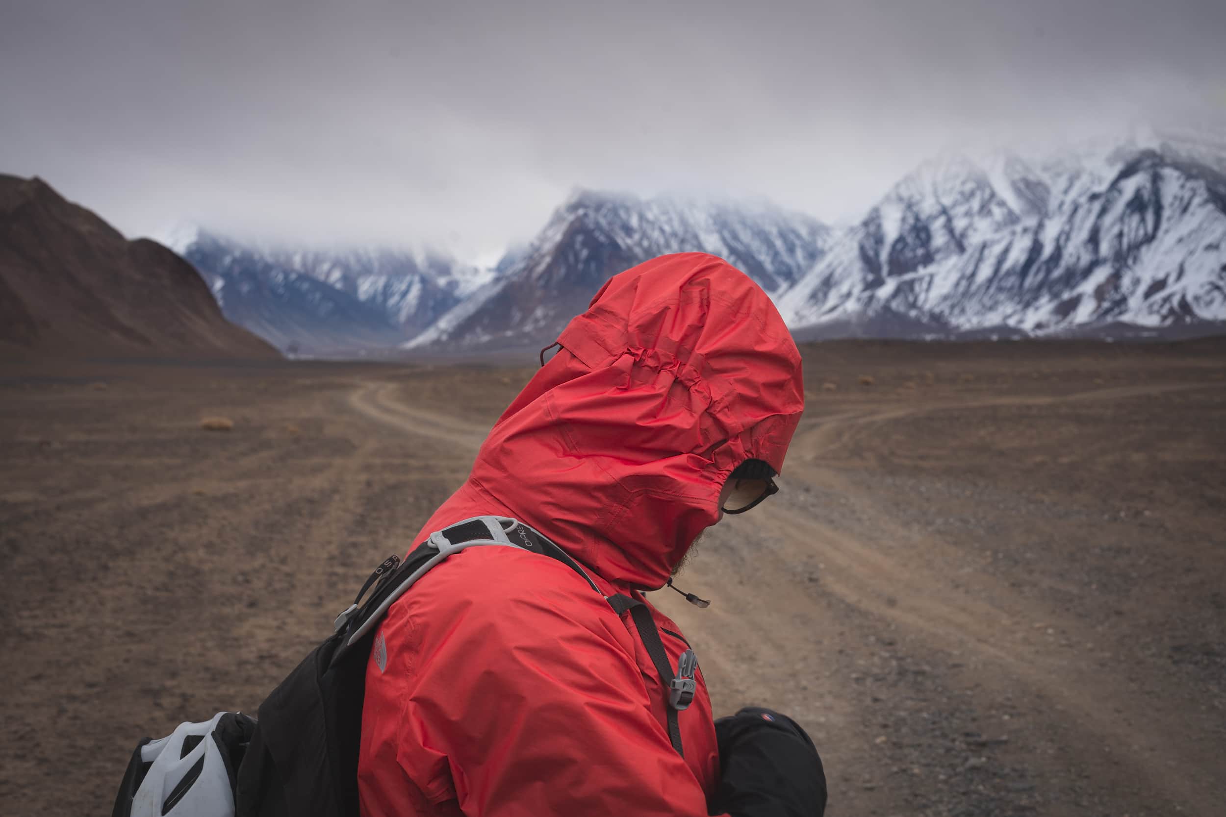 Andrew cycling the Pamir Plateau Andrew cycling the Pamir Plateau