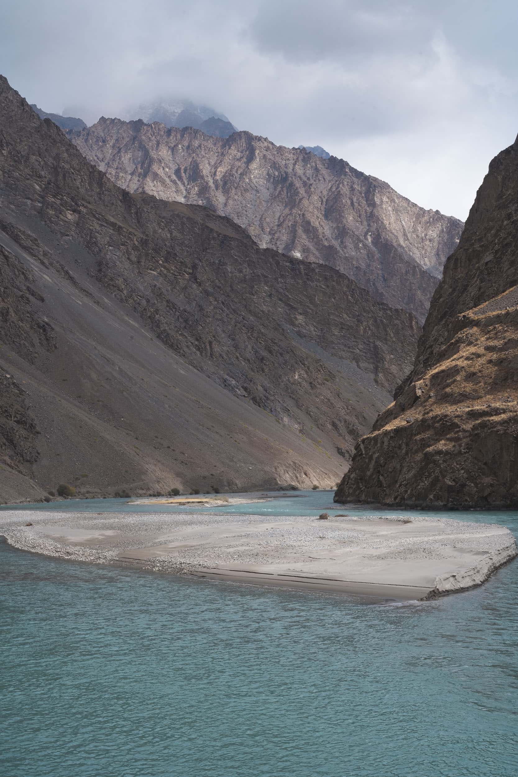 Bartang Valley river Pamir Highway Bartang Valley river Pamir Highway