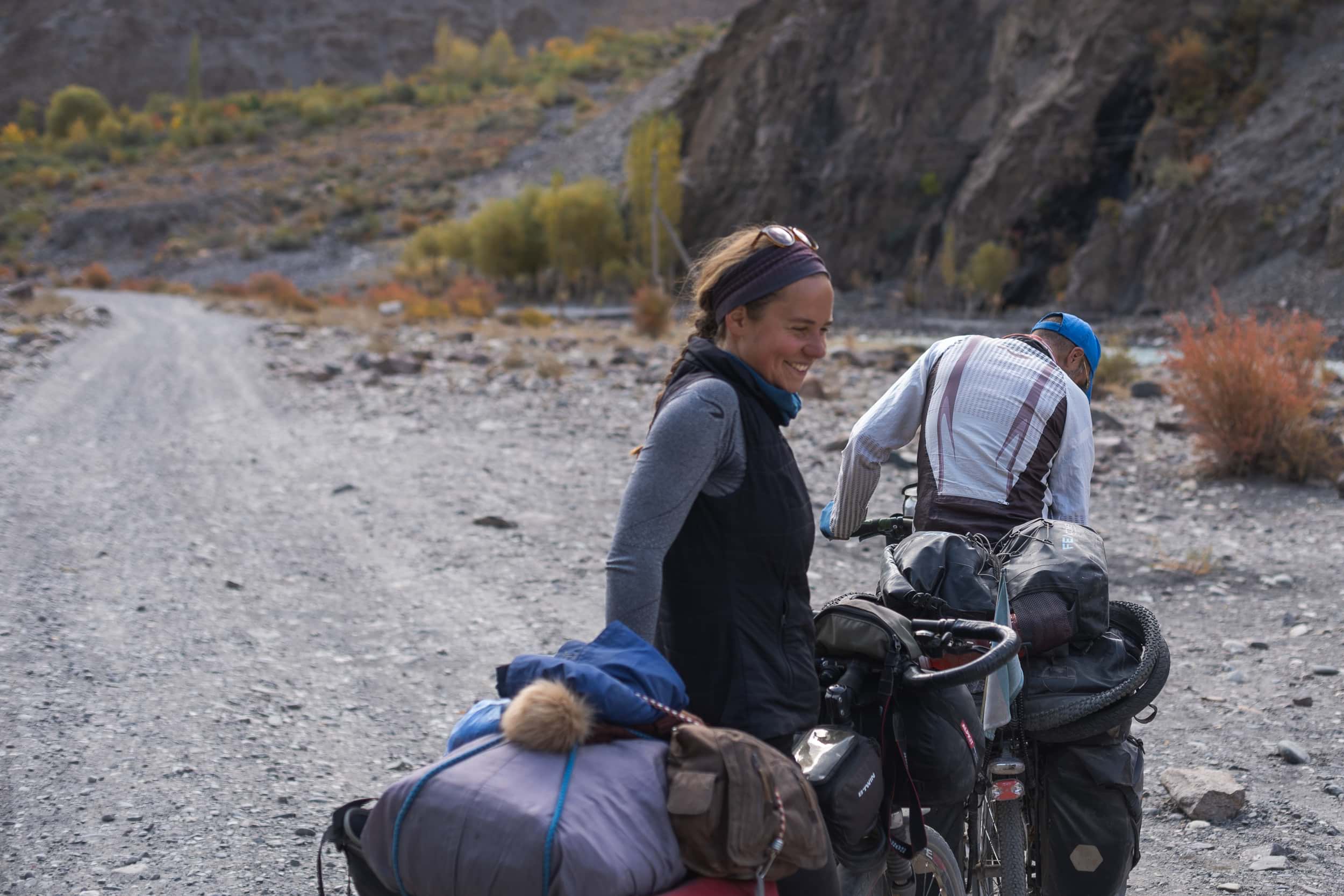 cycle touring in the Bartang Valley cycle touring in the Bartang Valley