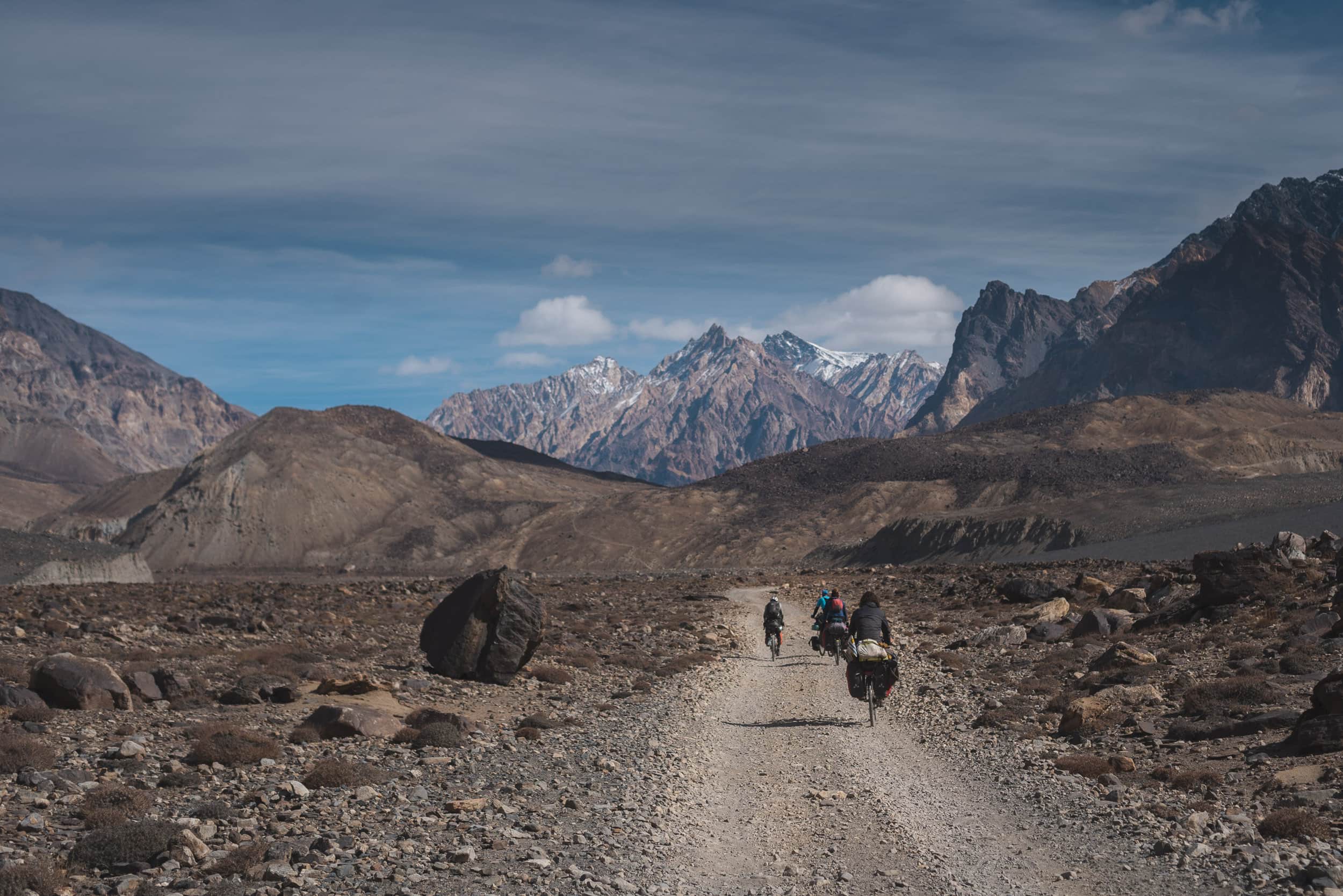 gravel roads Pamirs Bartang Valley gravel roads Pamirs Bartang Valley