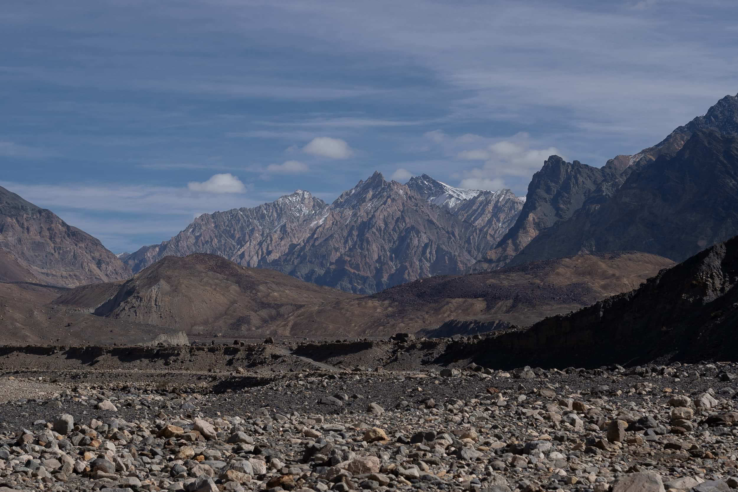 Huge Pamir Mountain range Huge Pamir Mountain range