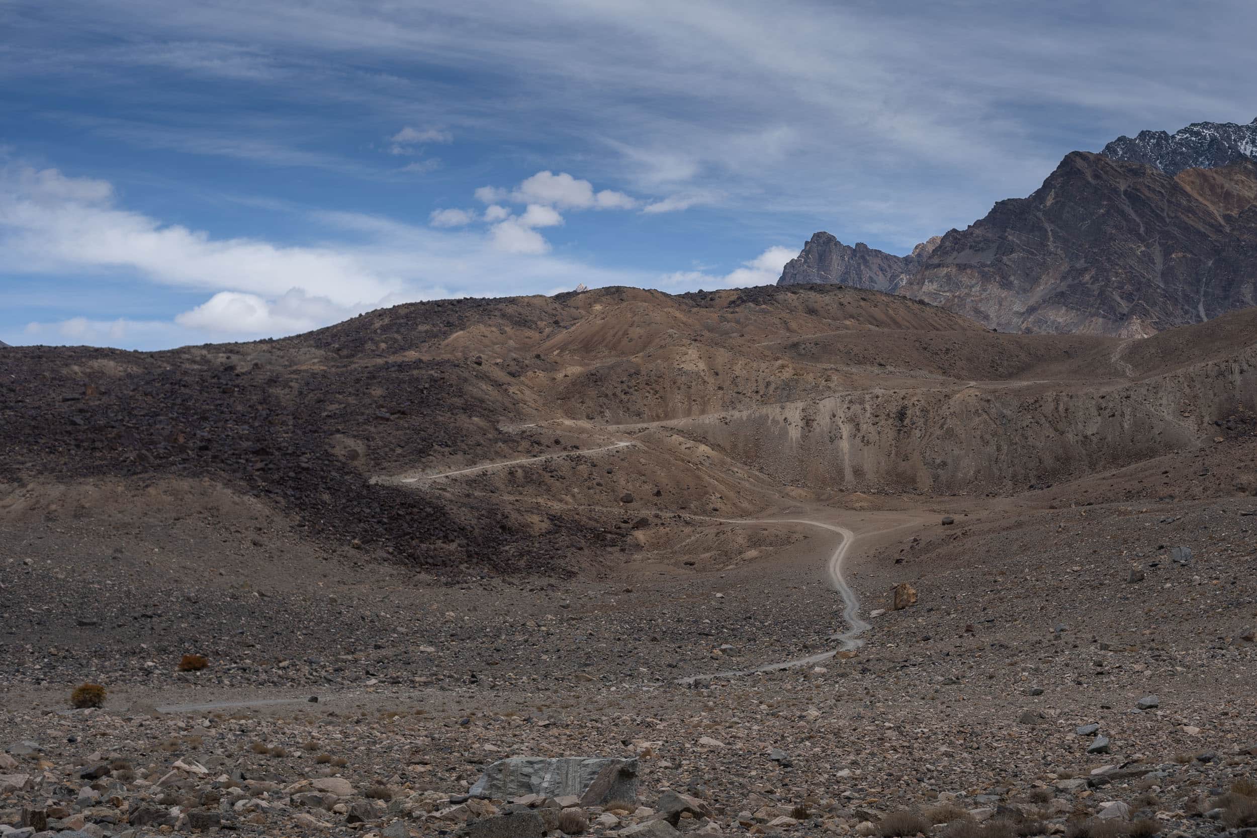 steep climbs Bartang Valley Tadjikistan