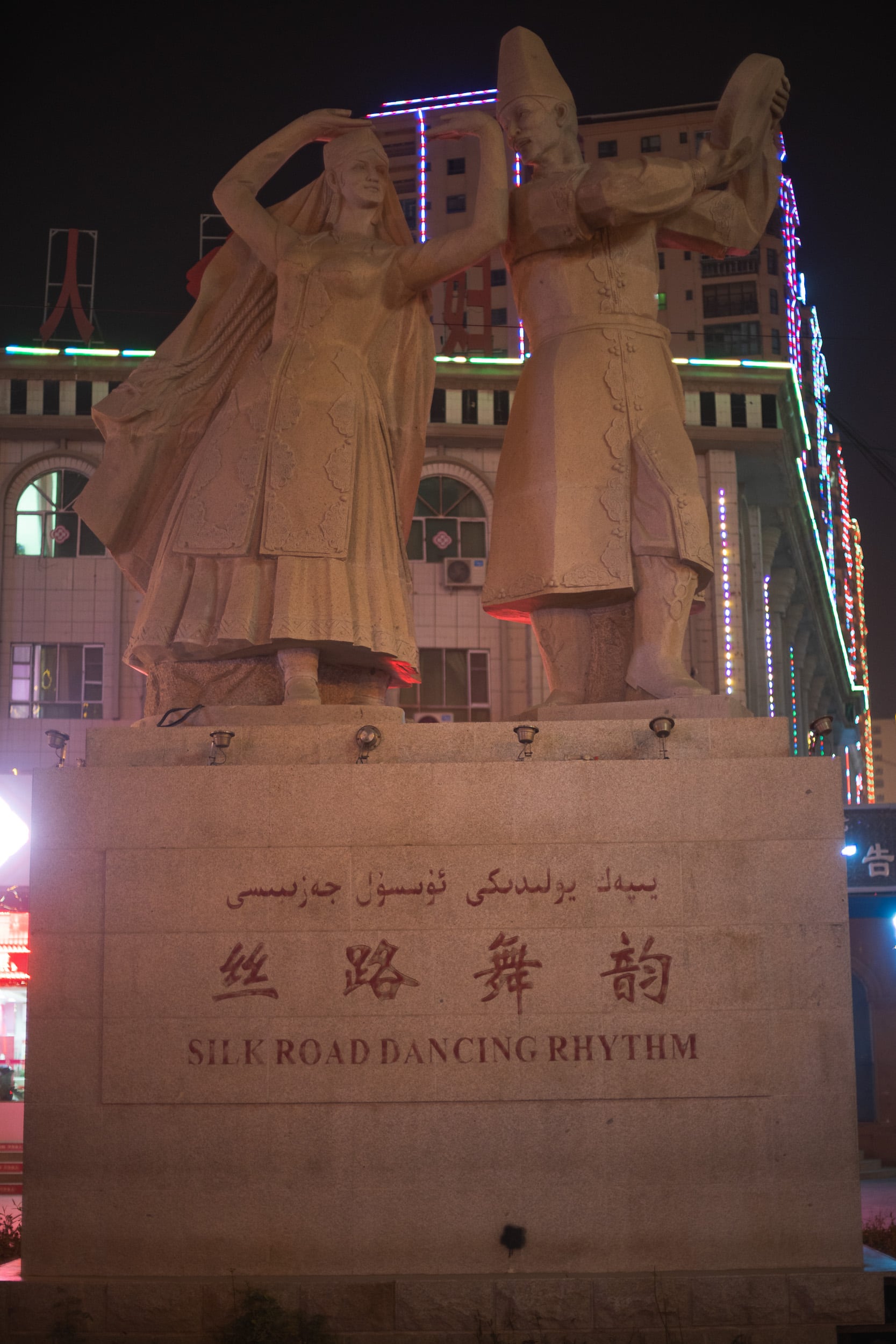 Silk road monument