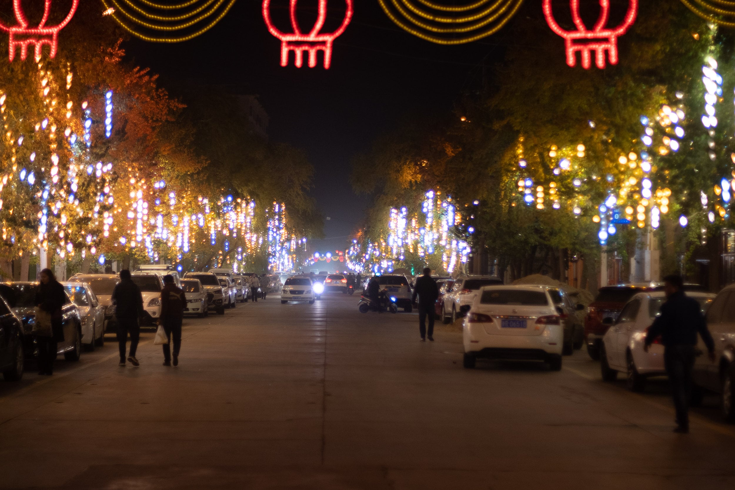 hotan city street lights hotan city street lights