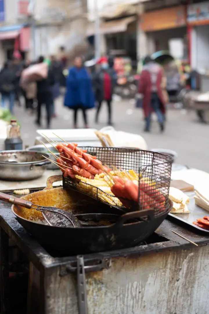 deep fried street food China