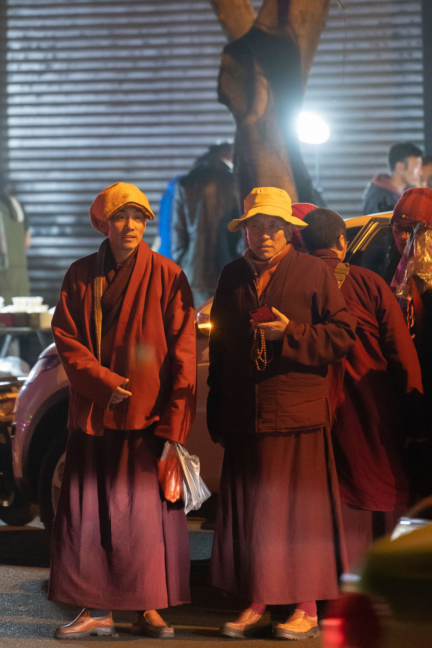 monks in Chengdu China